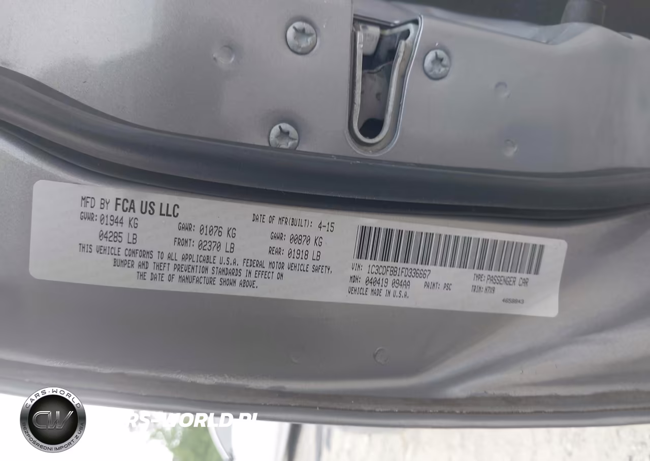 2015 Dodge Dart Sxt VIN:1C3CDFBB1FD336667 - 9