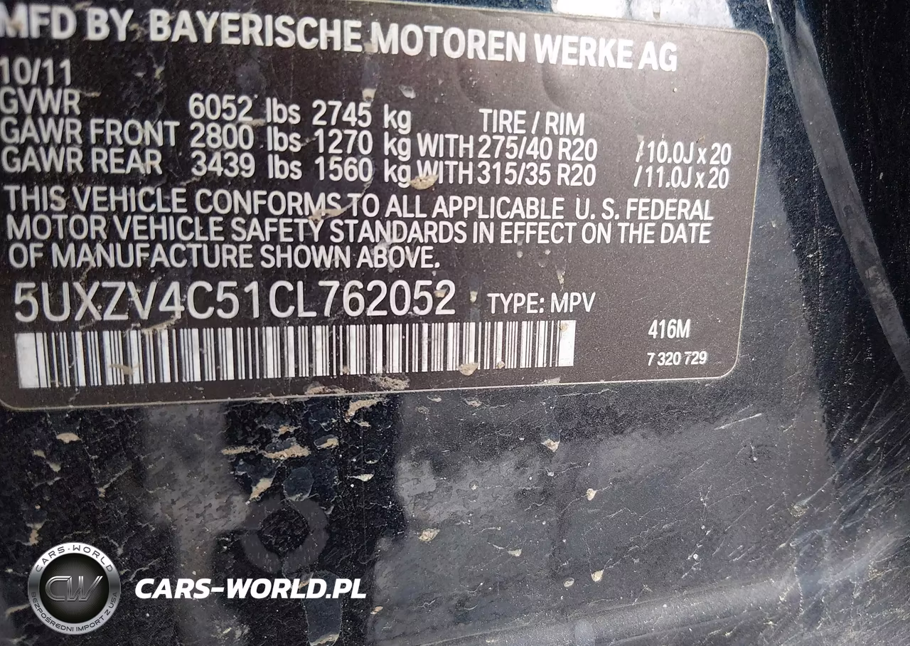 2012 BMW X5 xDrive35I-xDrive35I Premium-xDrive35I Sport Activity VIN:5UXZV4C51CL762052 - 9