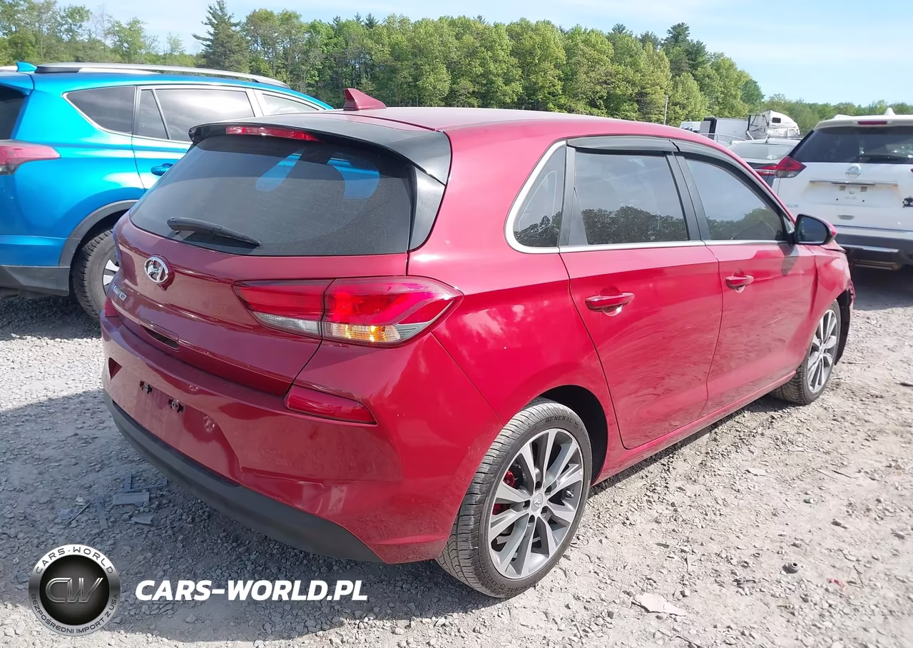 2019 Hyundai Elantra Gt VIN:KMHH35LE3KU116492 - 4