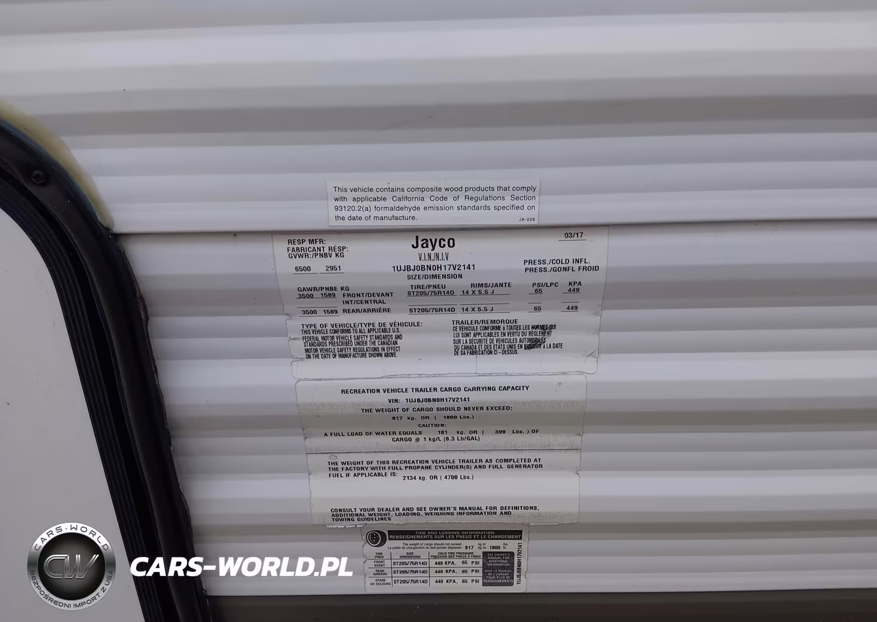 2017 Jayco 264 VIN:1UJBJ0BN0H17V2141 - 7
