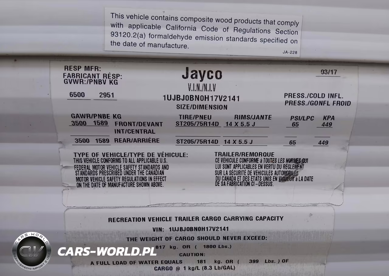 2017 Jayco 264 VIN:1UJBJ0BN0H17V2141 - 9