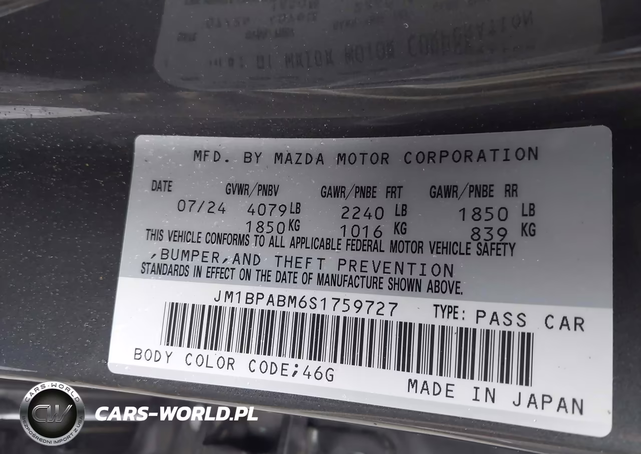 2025 Mazda Mazda3 2.5 S Select Sport VIN:JM1BPABM6S1759727 - 9