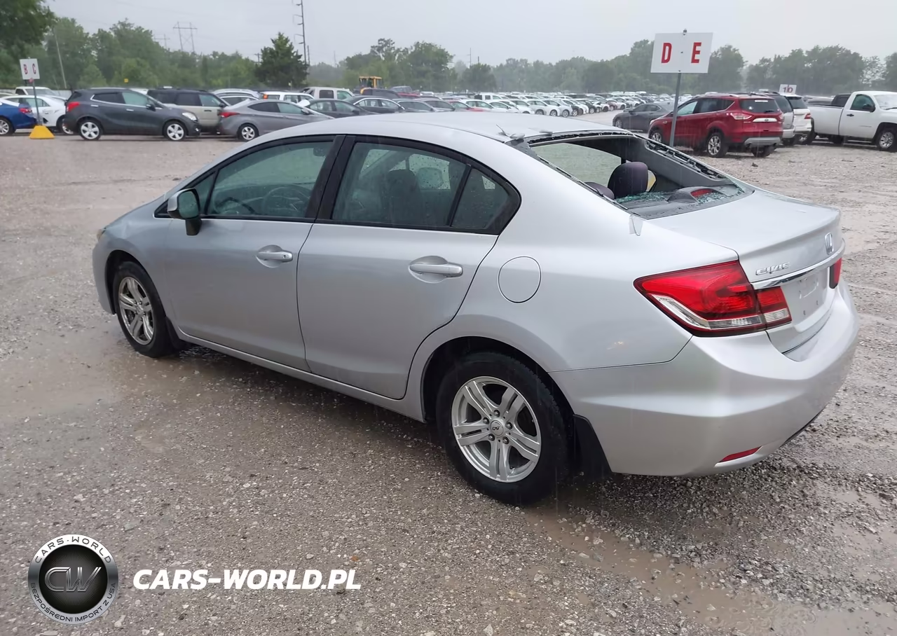 2013 Honda Civic Lx VIN:2HGFB2F52DH600220 - 3