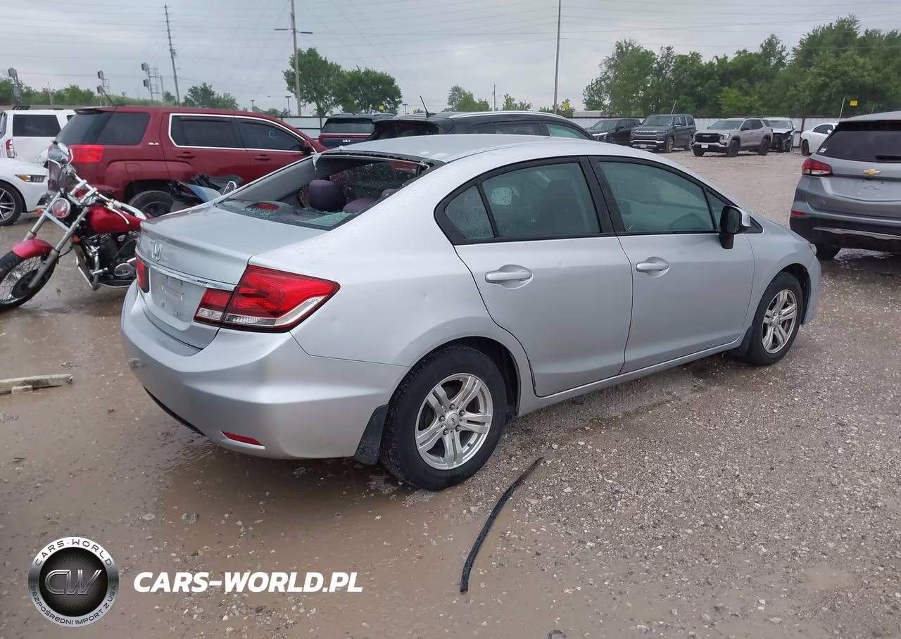2013 Honda Civic Lx VIN:2HGFB2F52DH600220 - 4