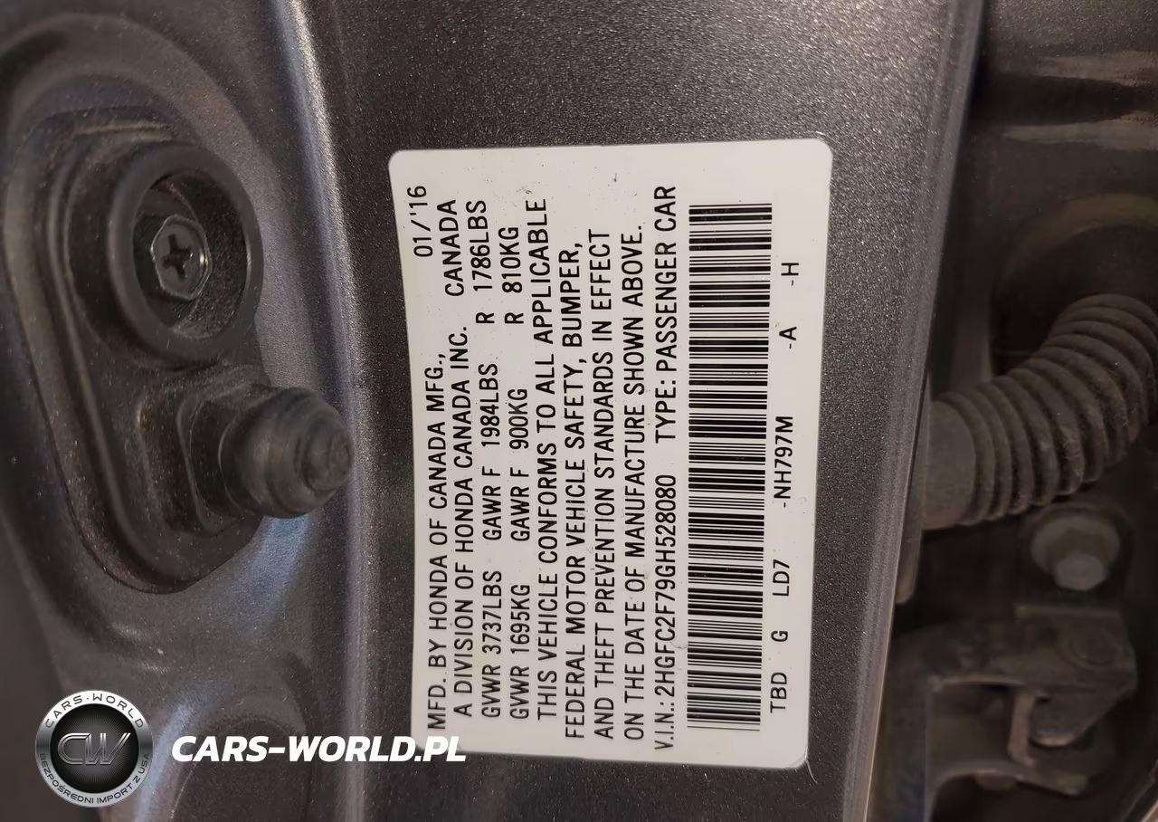 2016 Honda Civic Ex VIN:2HGFC2F79GH528080 - 9