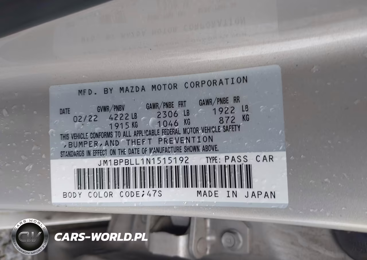 2022 Mazda Mazda3 Preferred VIN:JM1BPBLL1N1515192 - 9