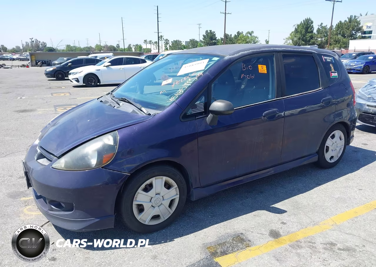 2008 Honda Fit Sport VIN:JHMGD38658S038321 - 2