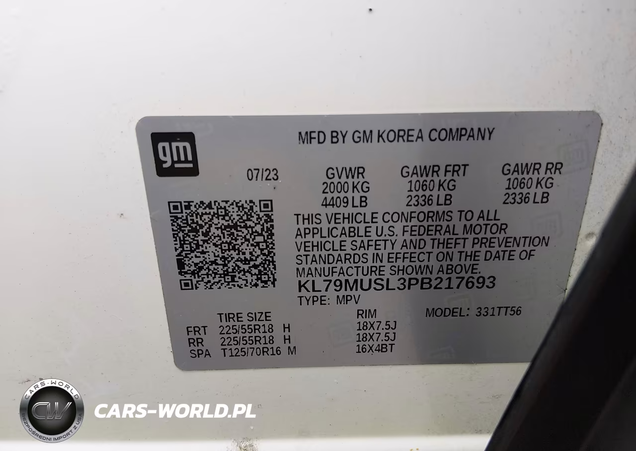 2023 Chevrolet Trailblazer Awd Rs VIN:KL79MUSL3PB217693 - 9