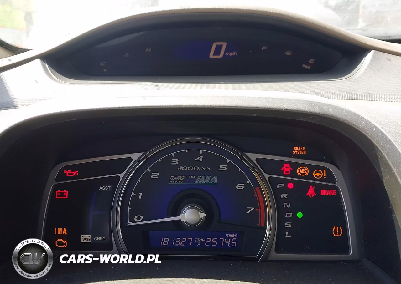2008 Honda Civic Hybrid VIN:JHMFA362X8S020448 - 7