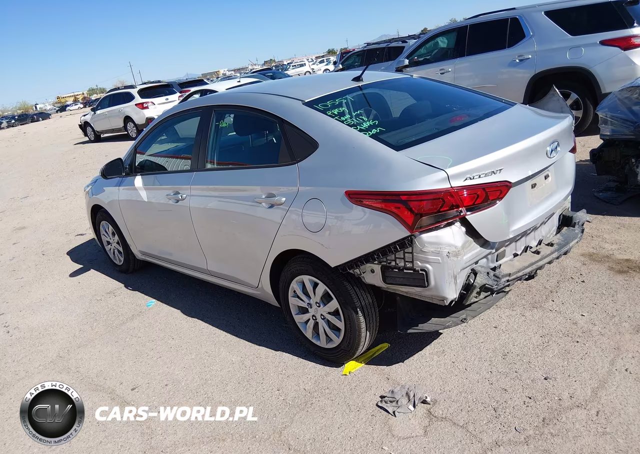 2021 Hyundai Accent Se VIN:3KPC24A67ME131957 - 3