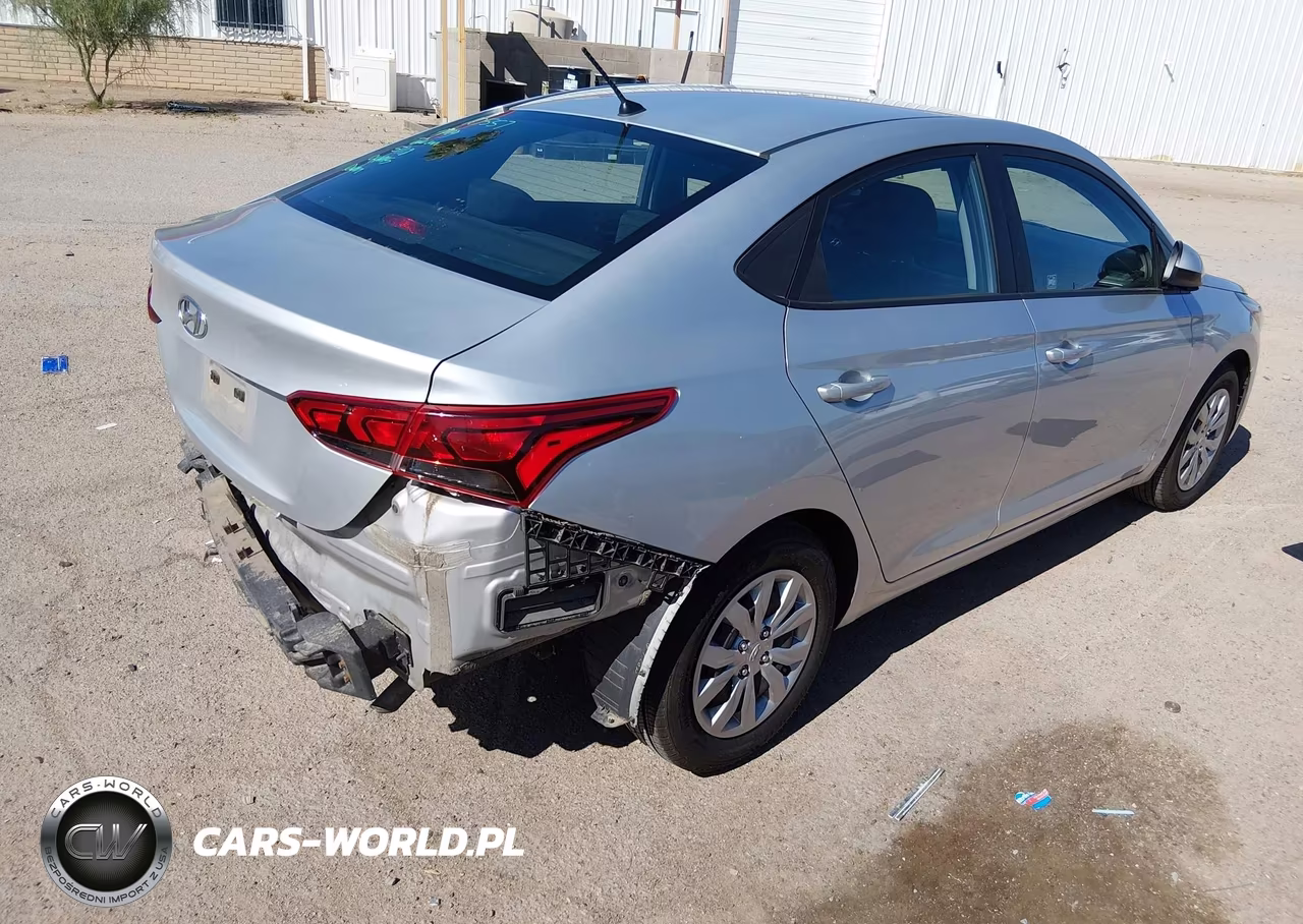 2021 Hyundai Accent Se VIN:3KPC24A67ME131957 - 4