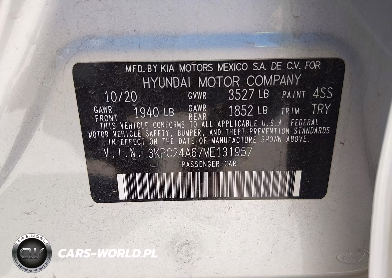 2021 Hyundai Accent Se VIN:3KPC24A67ME131957 - 9