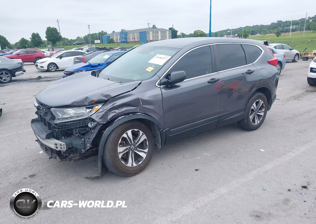 2018 Honda Cr-V Lx VIN:5J6RW6H37JL000563 - 2