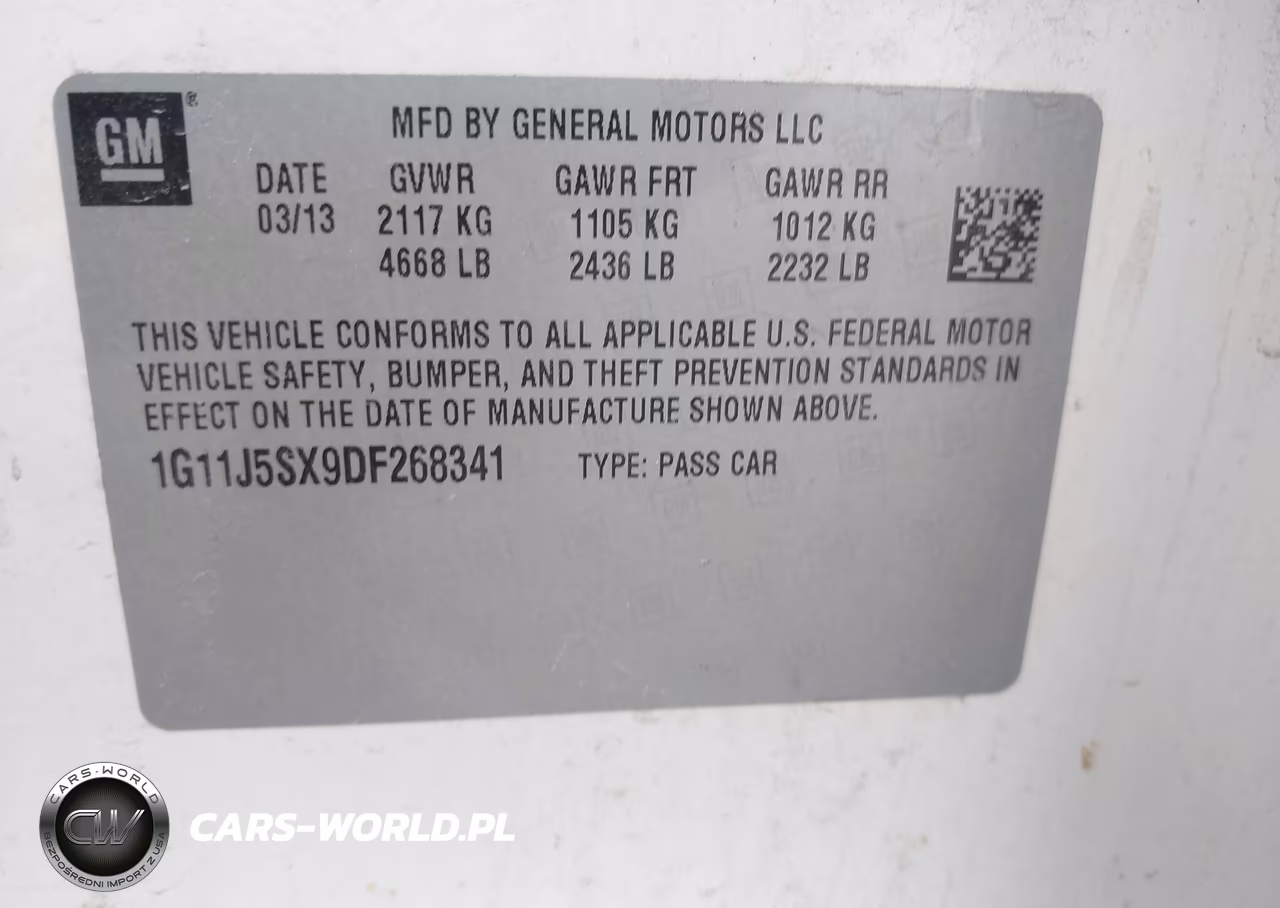 2013 Chevrolet Malibu 2Lz VIN:1G11J5SX9DF268341 - 9