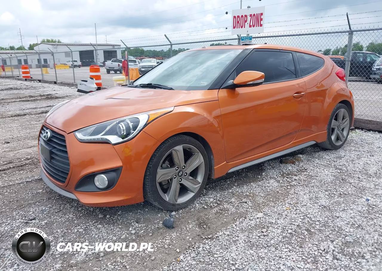 2013 Hyundai Veloster Turbo W-Black VIN:KMHTC6AE3DU104428 - 2