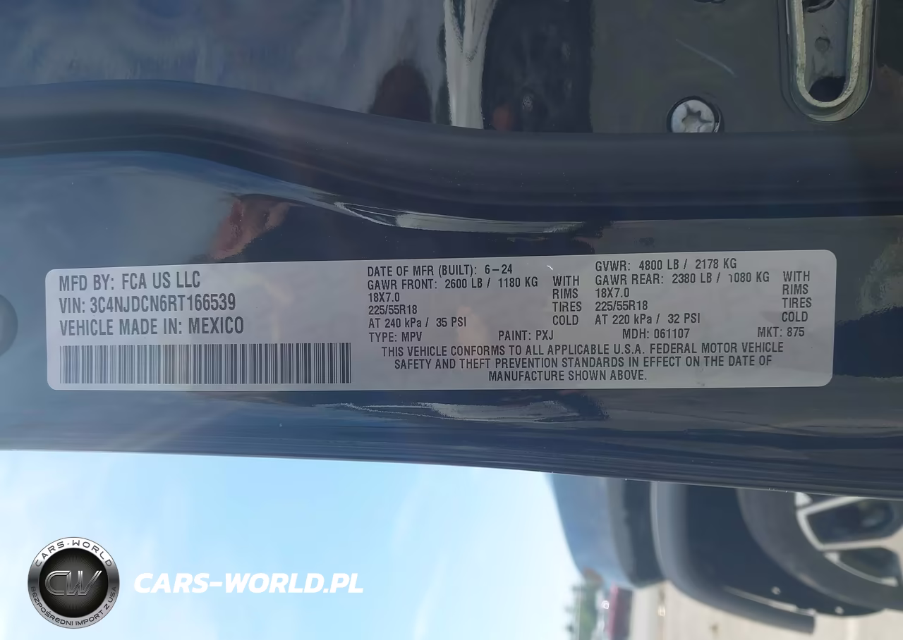 2024 Jeep Compass Limited 4X4 VIN:3C4NJDCN6RT166539 - 9