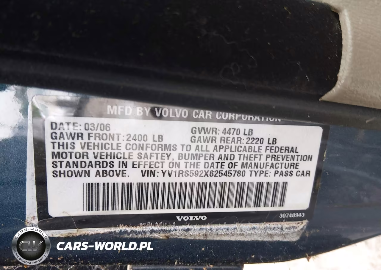 2006 Volvo S60 2.5T VIN:YV1RS592X62545780 - 9