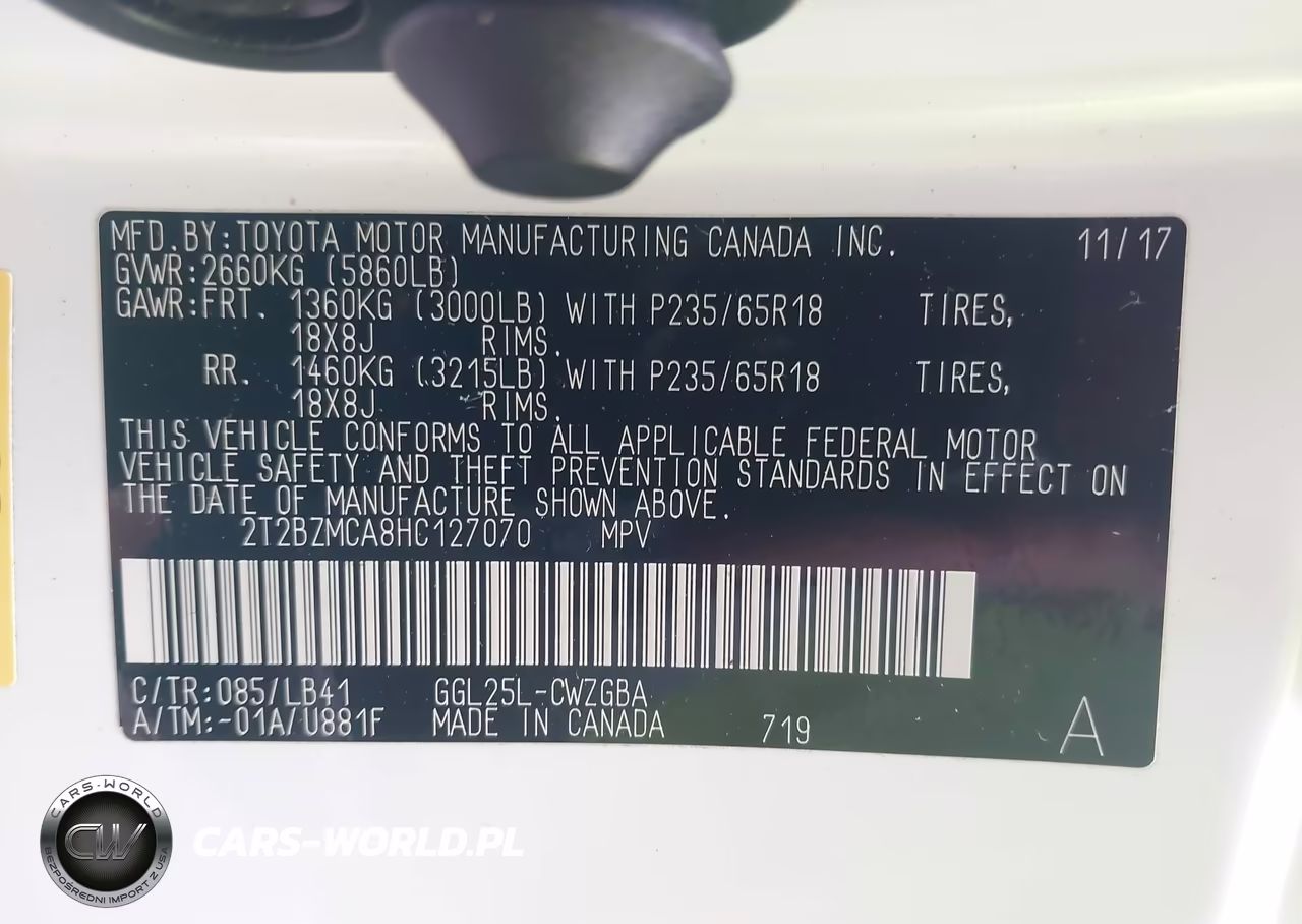 2017 Lexus Rx 350 VIN:2T2BZMCA8HC127070 - 9