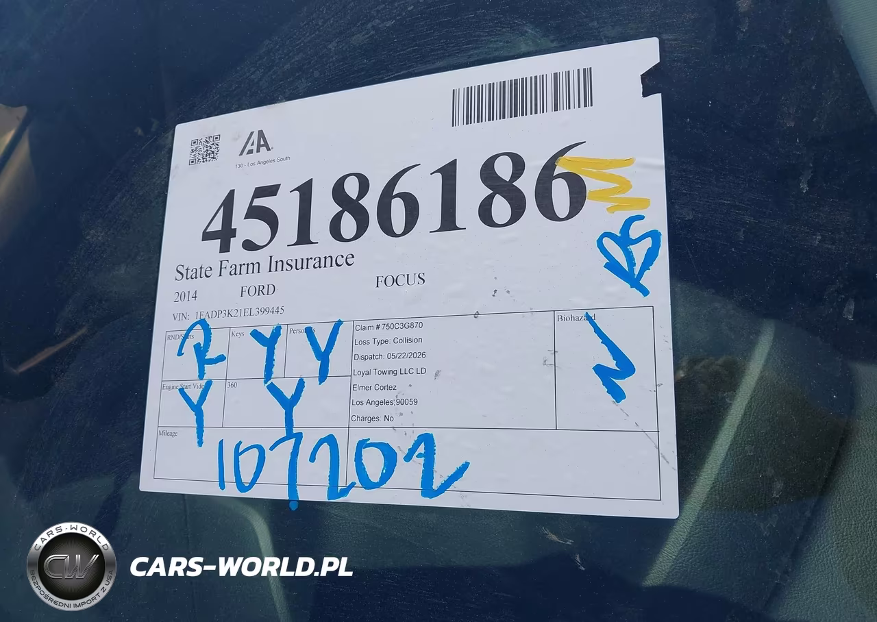 2014 Ford Focus Se VIN:1FADP3K21EL399445 - 18