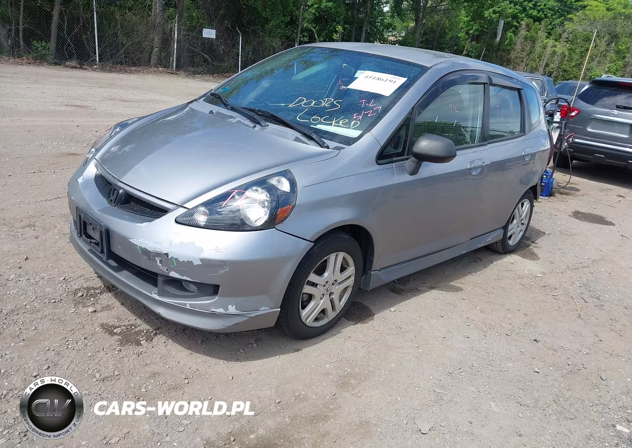 2007 Honda Fit Sport VIN:JHMGD37607S054121 - 2
