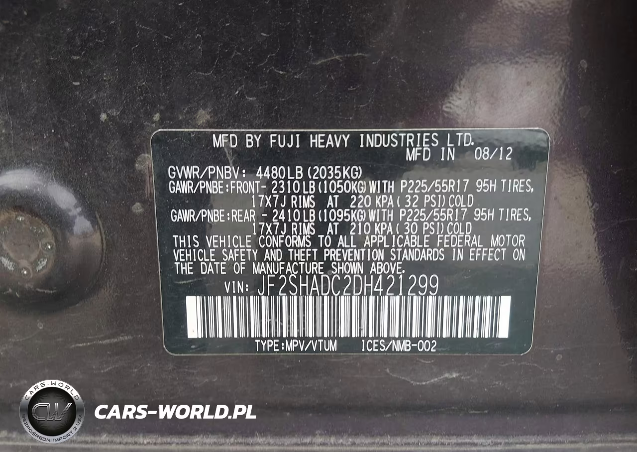 2013 Subaru Forester 2.5X Premium VIN:JF2SHADC2DH421299 - 9