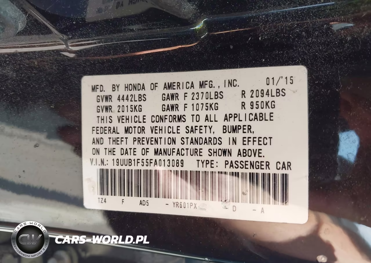 2015 Acura Tlx Tech VIN:19UUB1F55FA013089 - 9