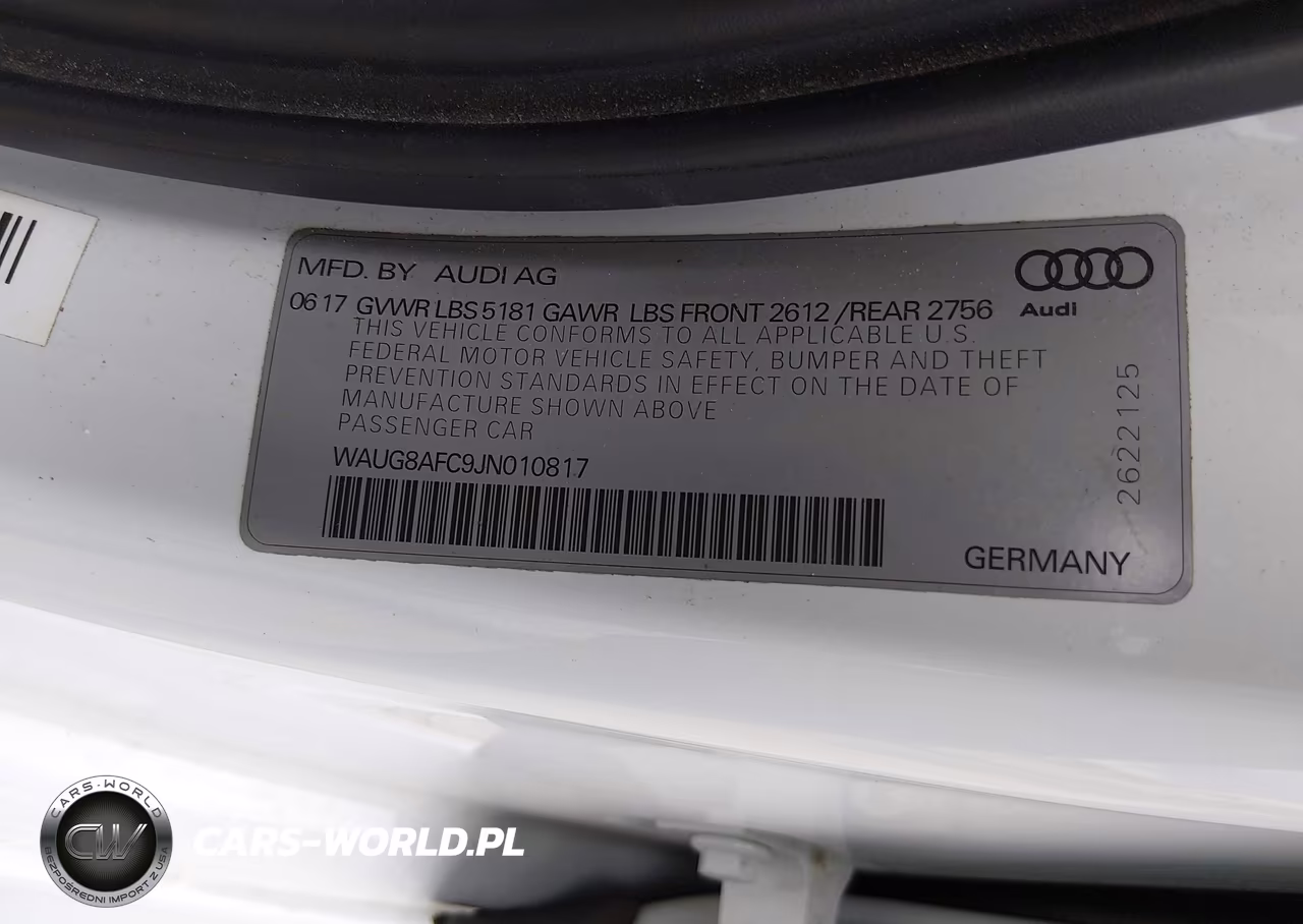 2018 Audi A6 Premium Plus VIN:WAUG8AFC9JN010817 - 9