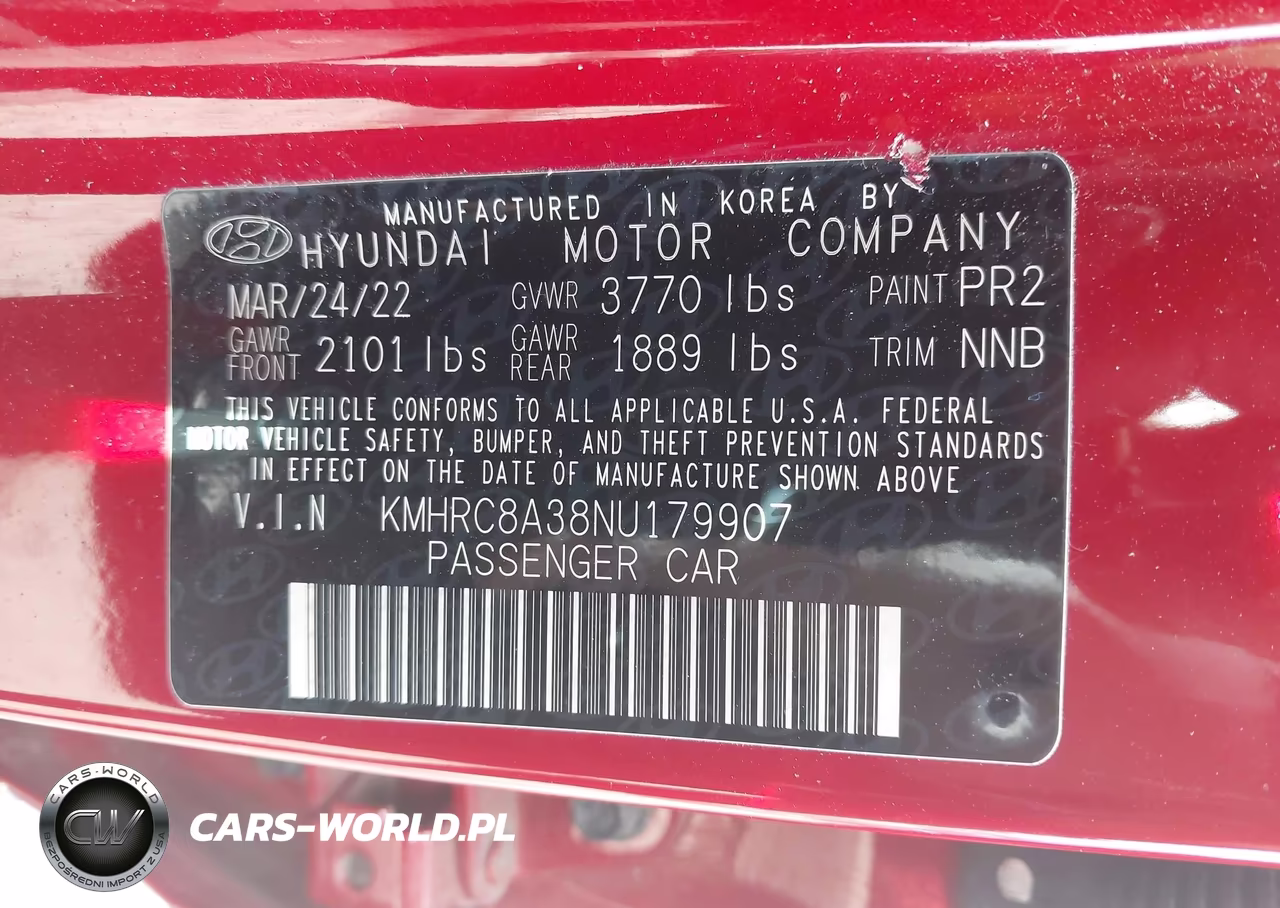 2022 Hyundai Venue Limited VIN:KMHRC8A38NU179907 - 9