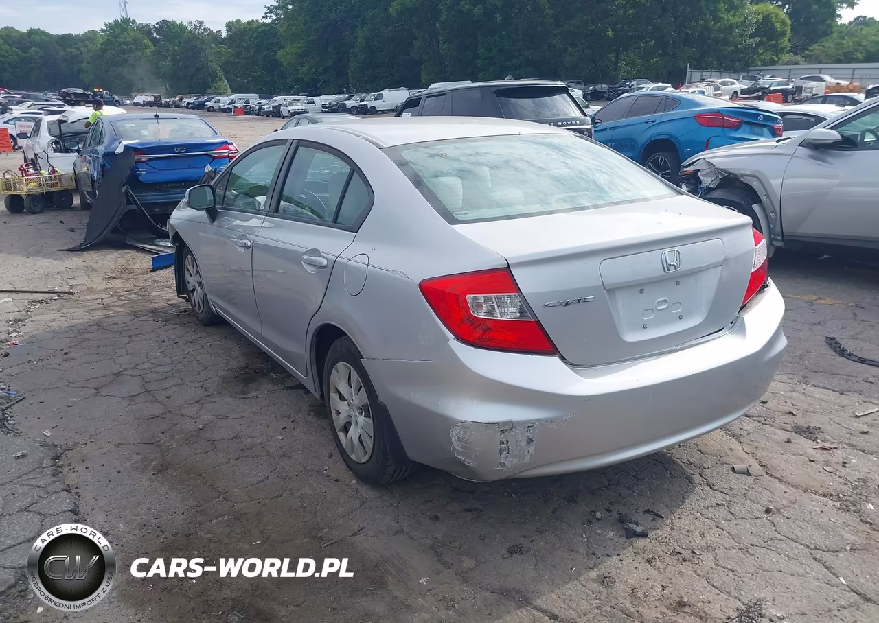 2012 Honda Civic Lx VIN:19XFB2F5XCE018021 - 3