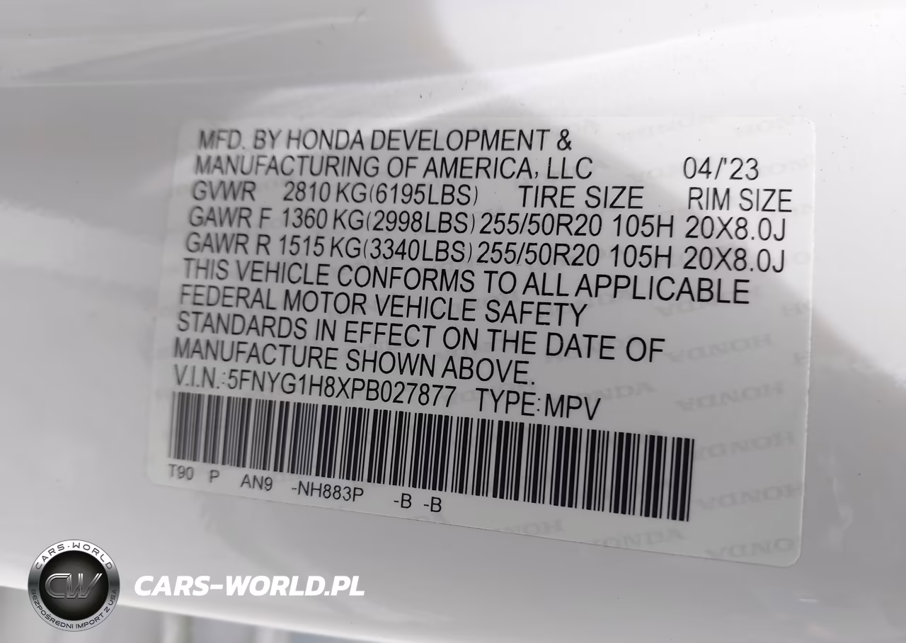 2023 Honda Pilot Awd Elite VIN:5FNYG1H8XPB027877 - 9