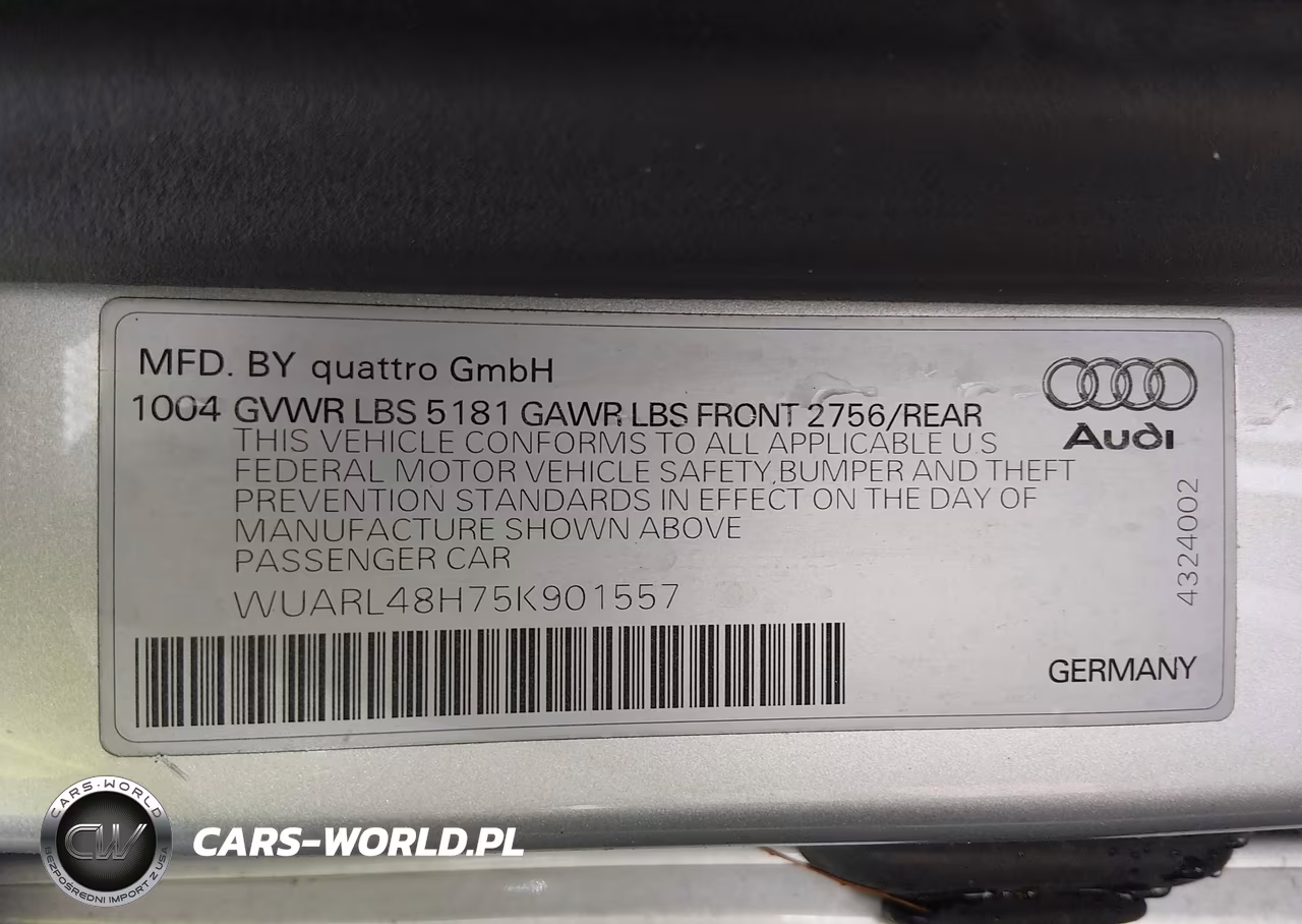 2005 Audi S4 VIN:WUARL48H75K901557 - 9