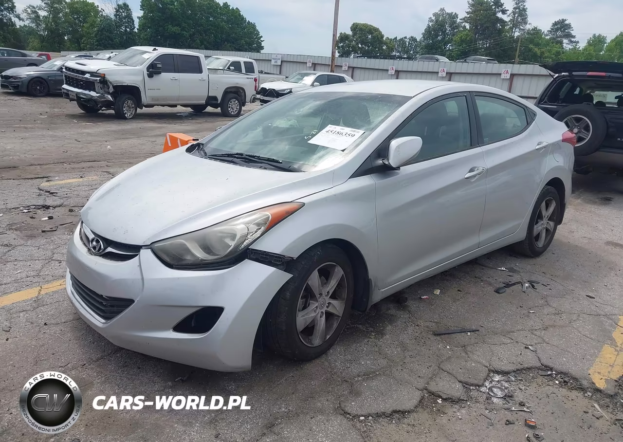 2013 Hyundai Elantra Gls VIN:KMHDH4AE6DU936050 - 2