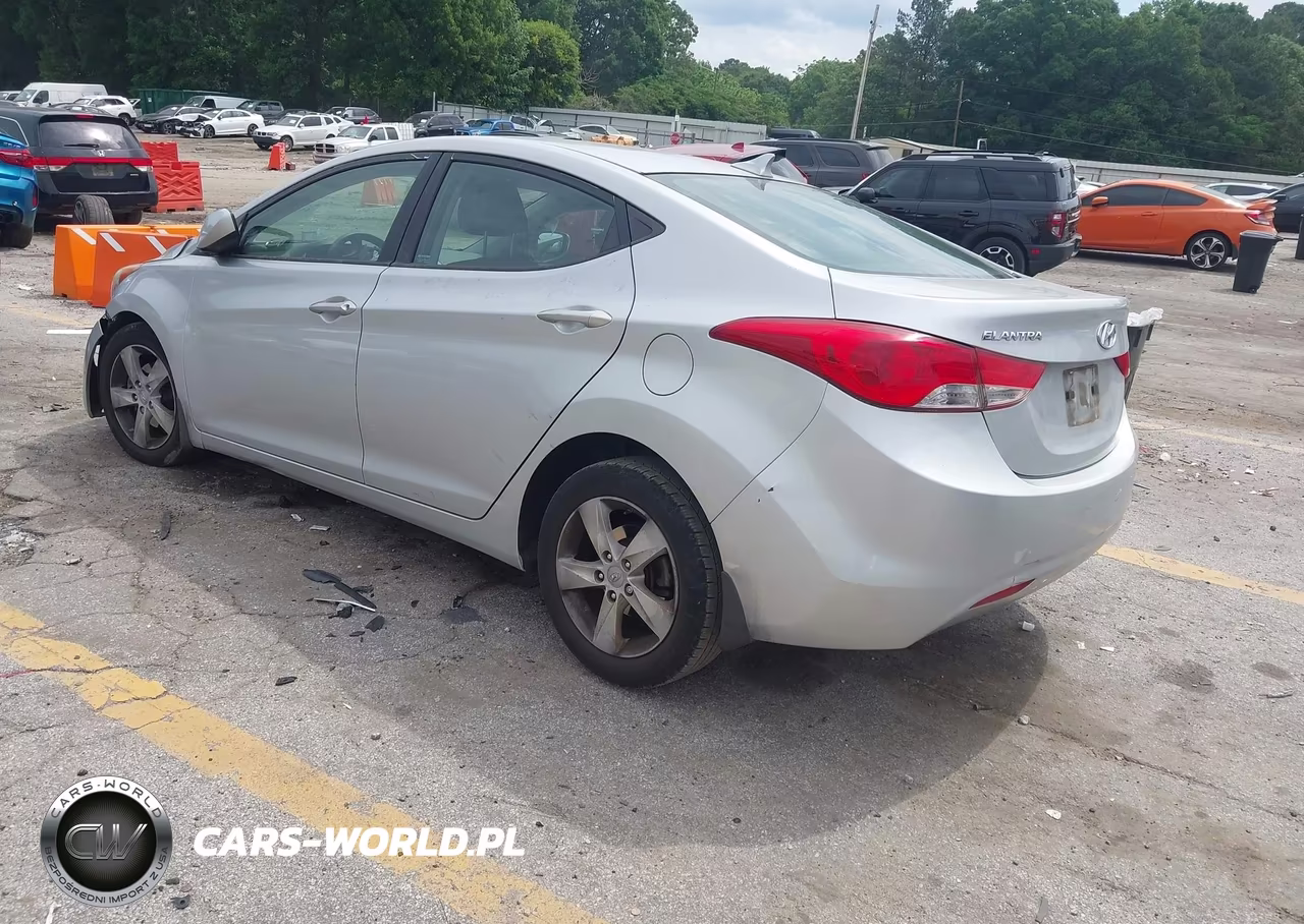2013 Hyundai Elantra Gls VIN:KMHDH4AE6DU936050 - 3