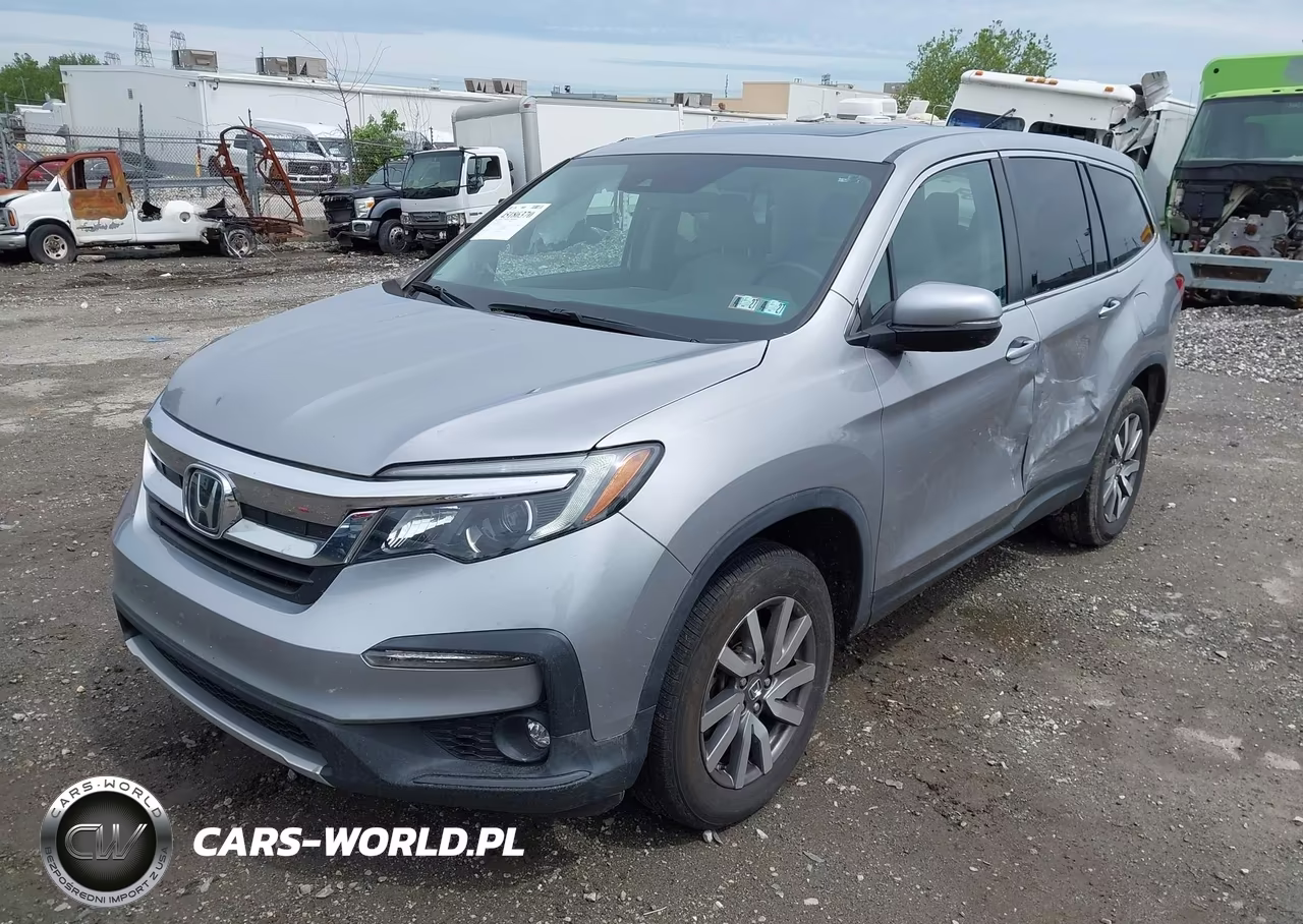 2021 Honda Pilot Awd Ex-L VIN:5FNYF6H55MB074641 - 2