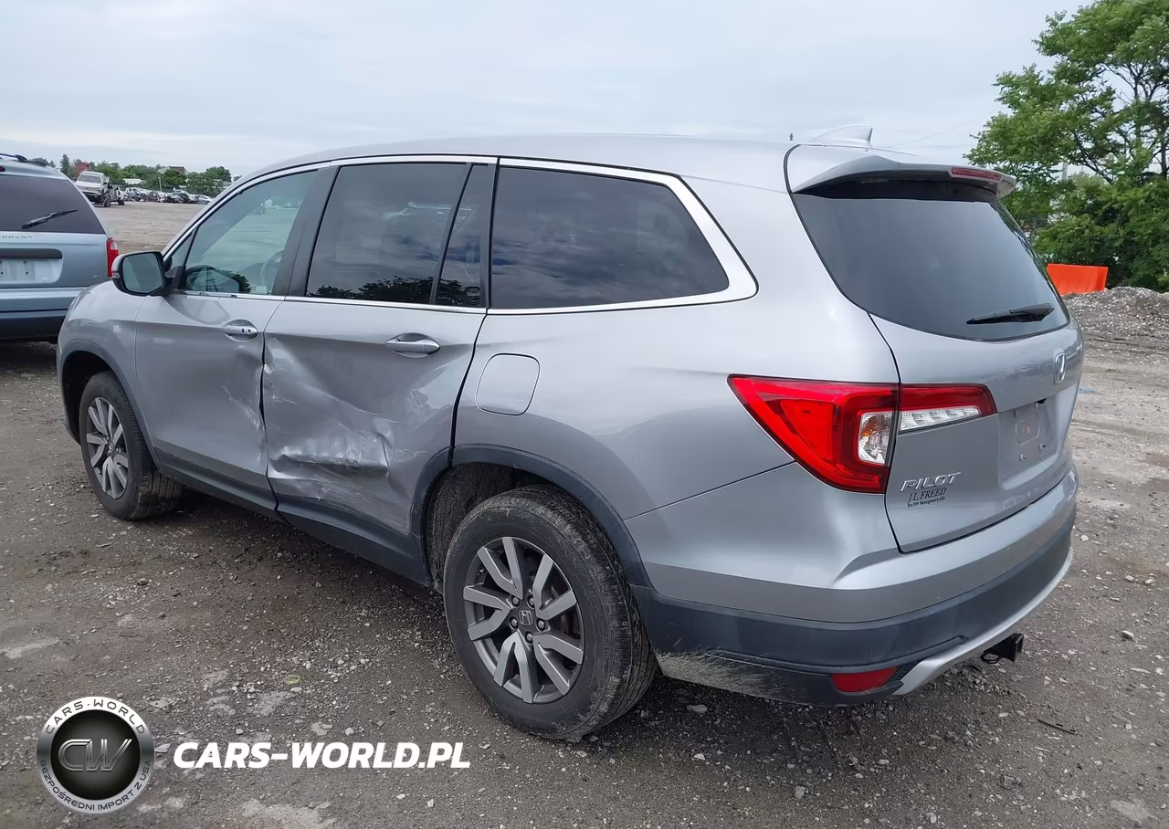 2021 Honda Pilot Awd Ex-L VIN:5FNYF6H55MB074641 - 3
