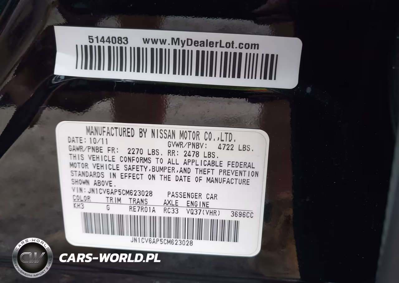 2012 Infiniti G37 Journey VIN:JN1CV6AP5CM623028 - 9