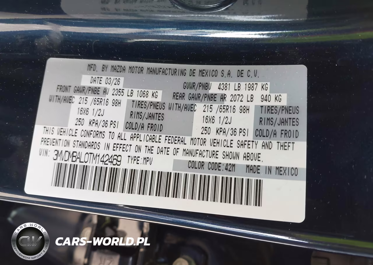 2026 Mazda Cx-30 2.5 S VIN:3MVDMBAL0TM142469 - 9