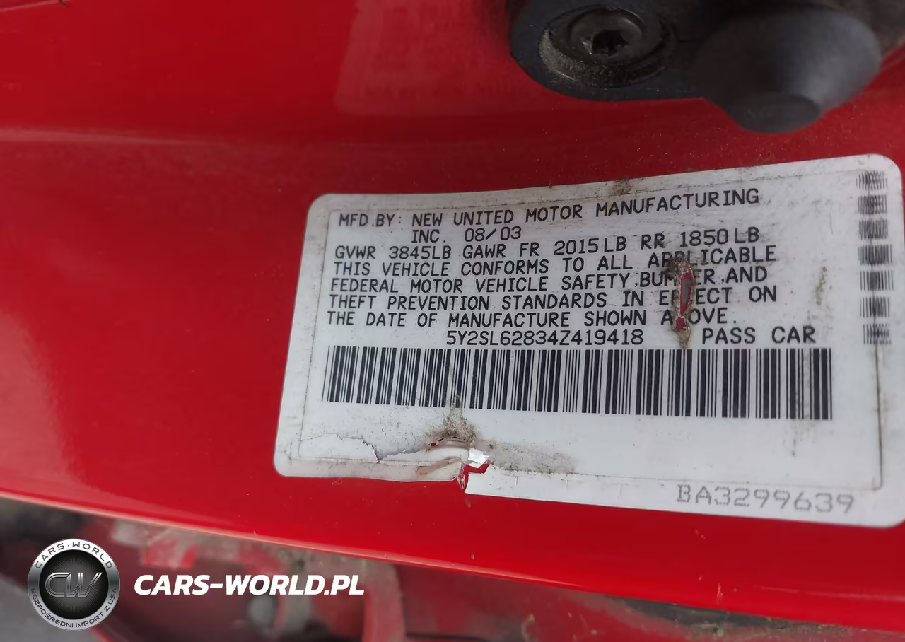 2004 Pontiac Vibe VIN:5Y2SL62834Z419418 - 9
