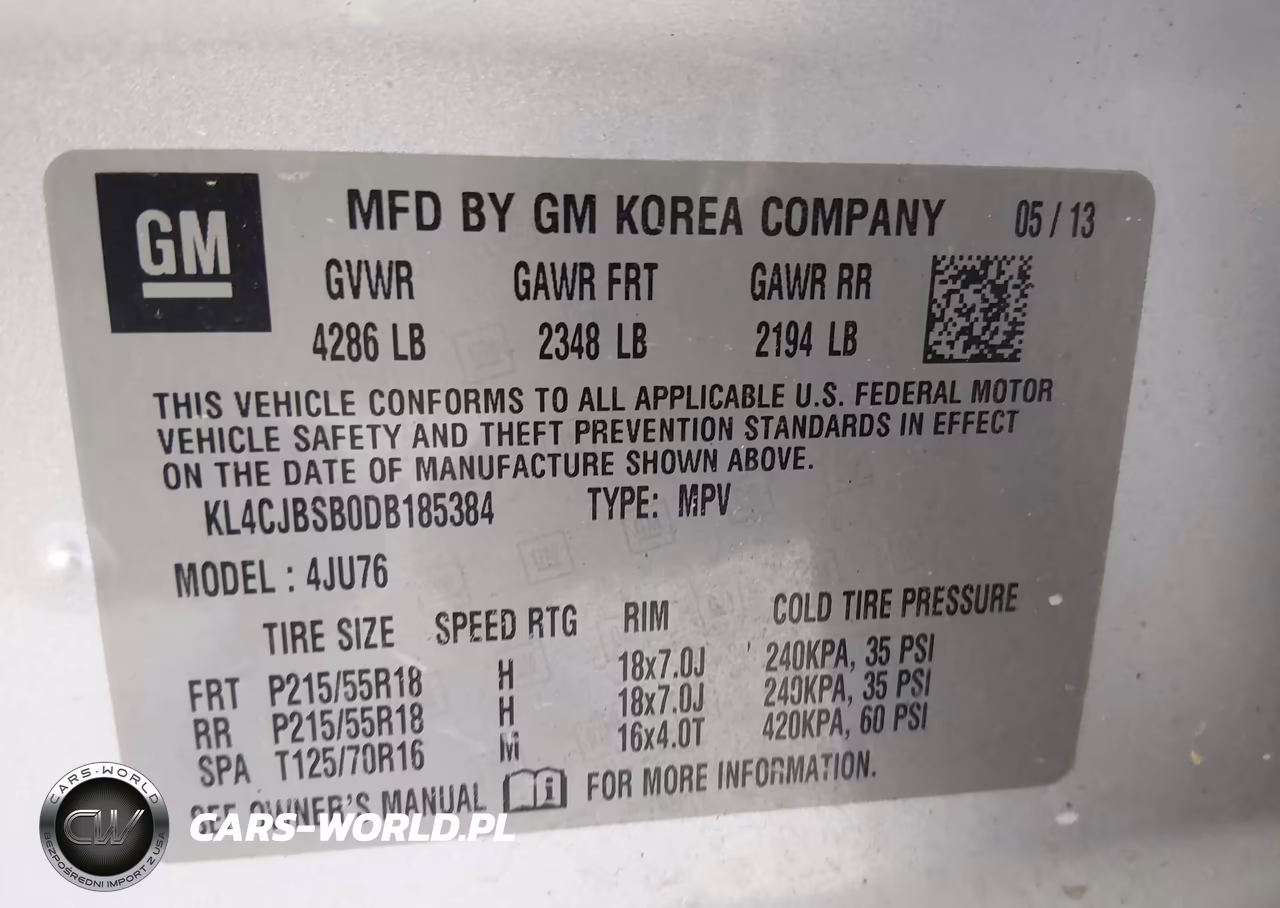 2013 Buick Encore Convenience VIN:KL4CJBSB0DB185384 - 9