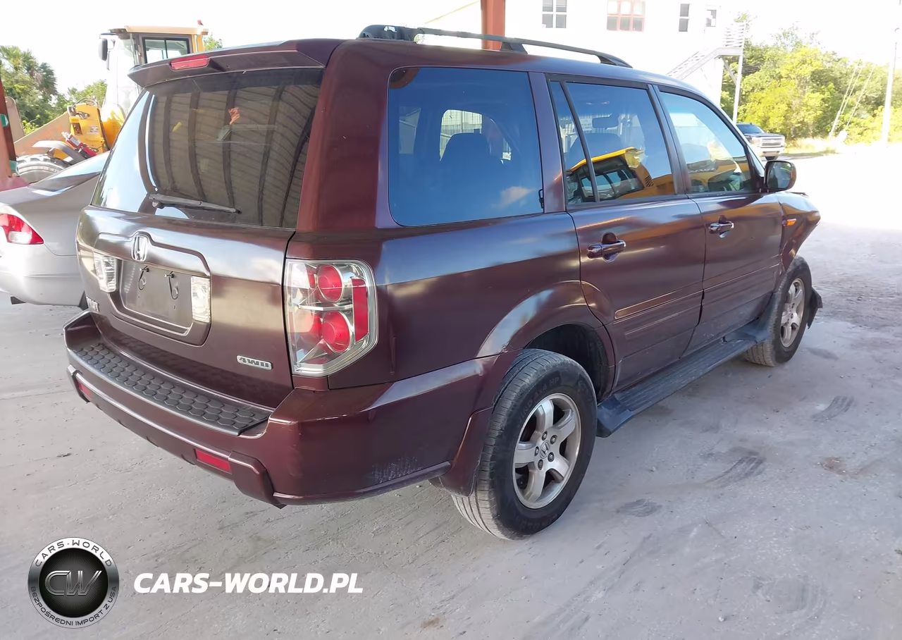 2007 Honda Pilot Ex VIN:2HKYF18447H503784 - 4