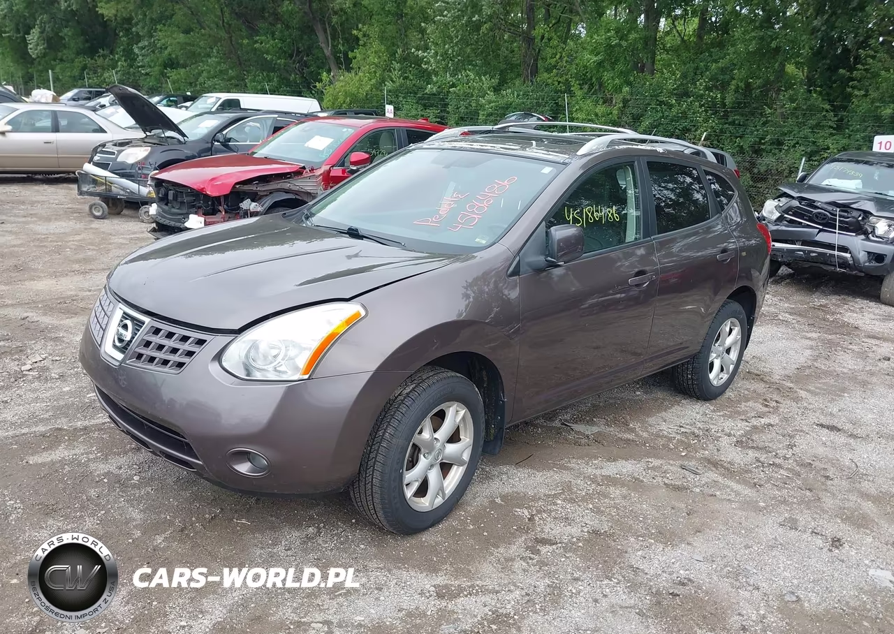 2008 Nissan Rogue Sl VIN:JN8AS58V58W145981 - 2