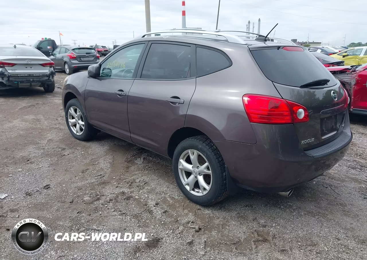 2008 Nissan Rogue Sl VIN:JN8AS58V58W145981 - 3