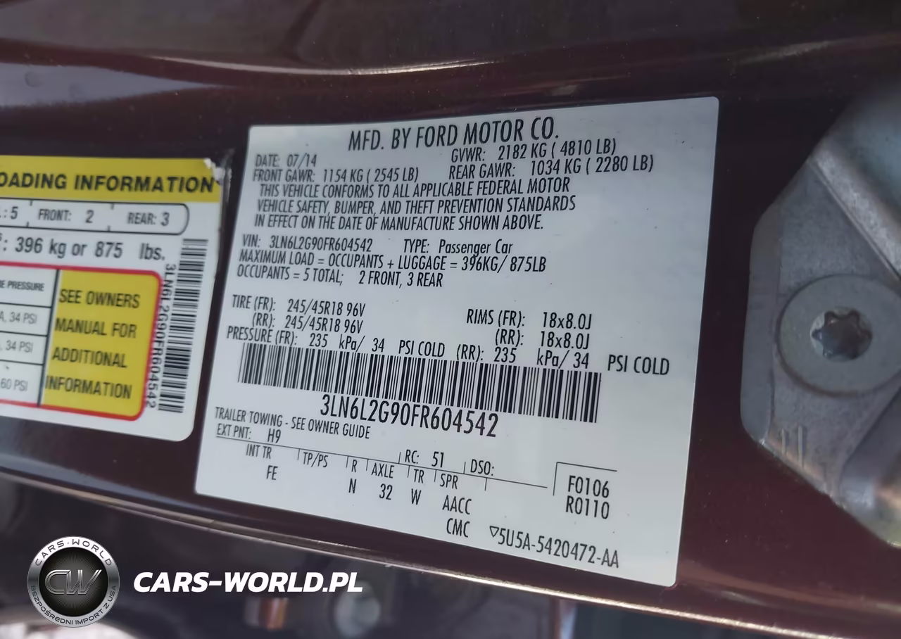 2015 Lincoln Mkz VIN:3LN6L2G90FR604542 - 9