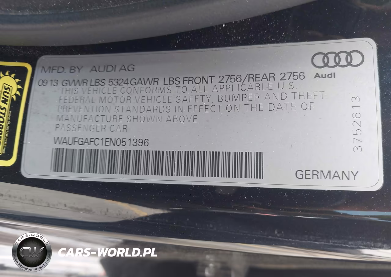 2014 Audi A6 3.0T Premium Plus VIN:WAUFGAFC1EN051396 - 9