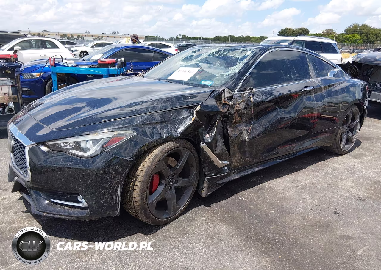 2019 Infiniti Q60 3.0T Red Sport 400 VIN:JN1FV7ELXKM440796 - 2