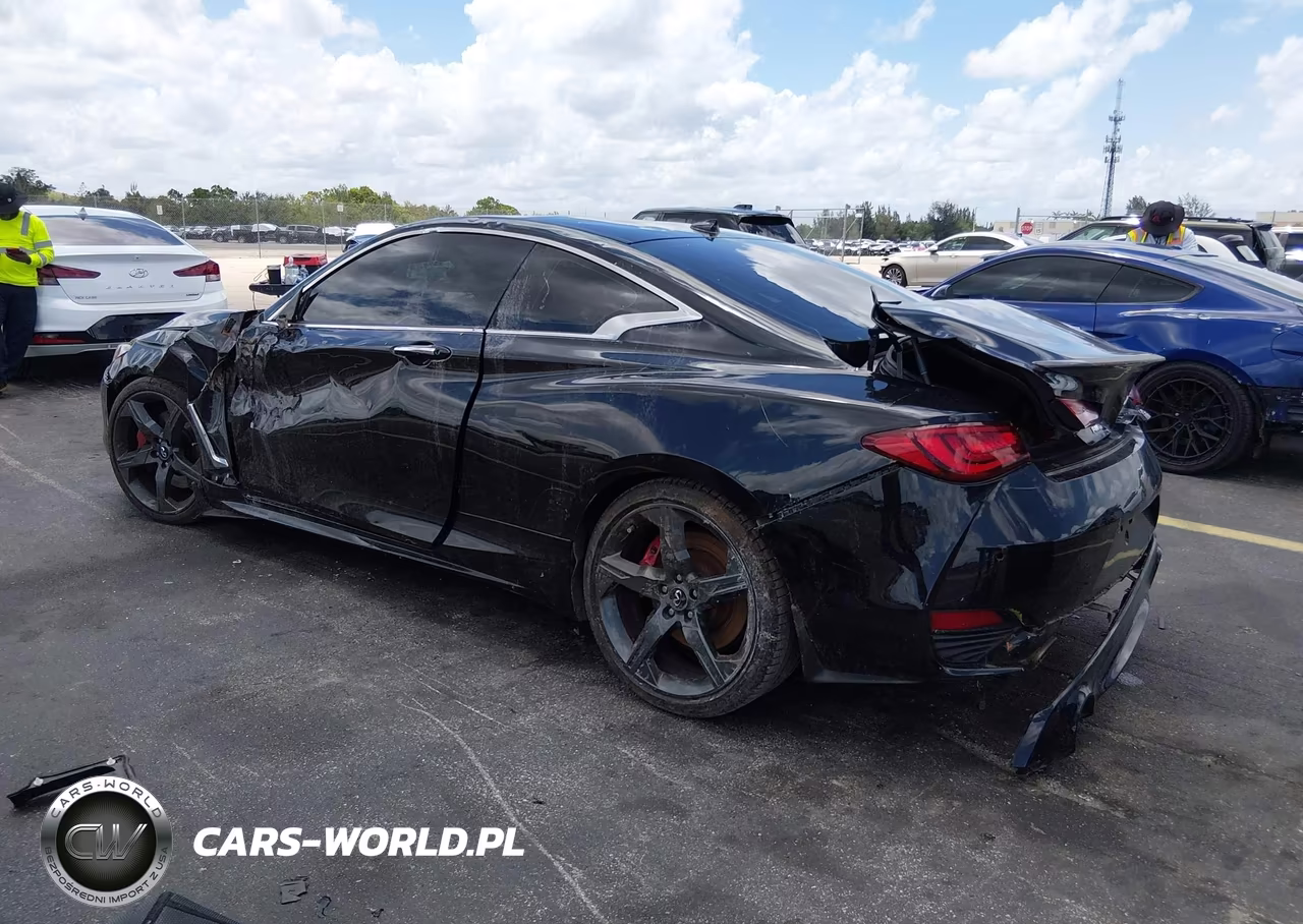 2019 Infiniti Q60 3.0T Red Sport 400 VIN:JN1FV7ELXKM440796 - 3