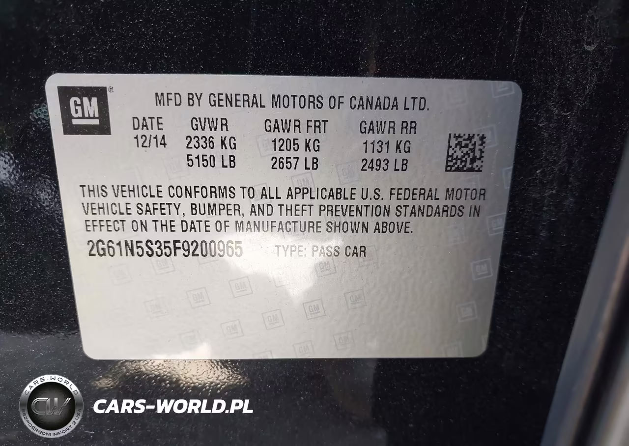 2015 Cadillac Xts Luxury VIN:2G61N5S35F9200965 - 9
