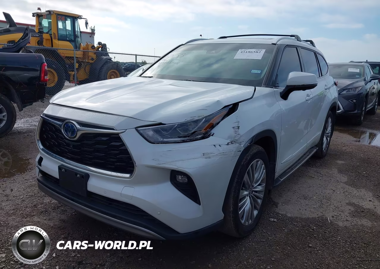 2023 Toyota Highlander Hybrid Platinum VIN:5TDFARAH2PS020399 - 2
