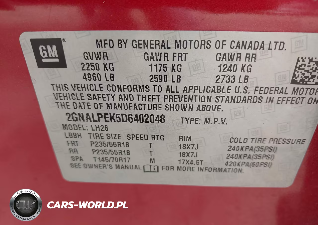 2013 Chevrolet Equinox 2Lt VIN:2GNALPEK5D6402048 - 9