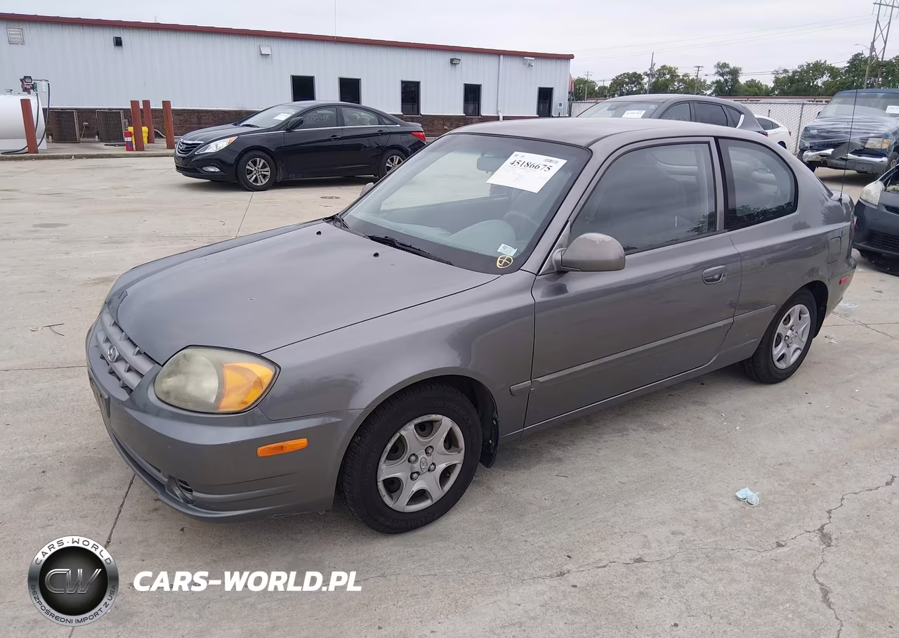 2004 Hyundai Accent Gl-Gt VIN:KMHCG35C74U318348 - 2